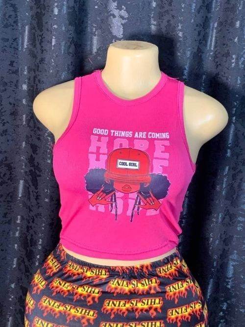 Baddies crop top 